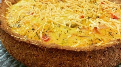 Quiche de palmito fit