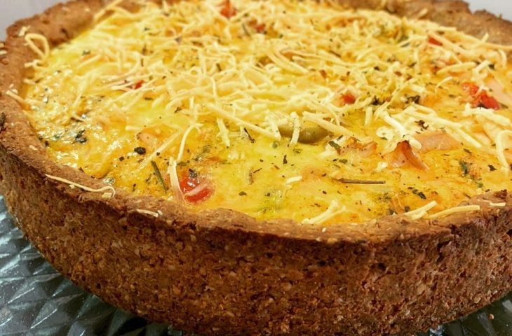 Quiche de palmito fit