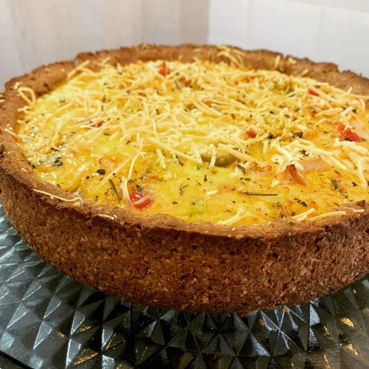 Quiche de palmito fit