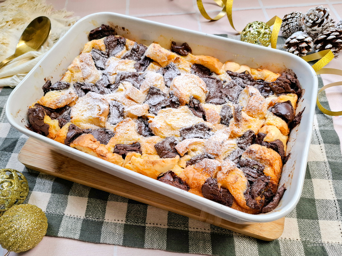 Rabanada de forno com leite condensado