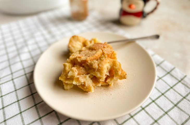 Rabanada de forno cremosa