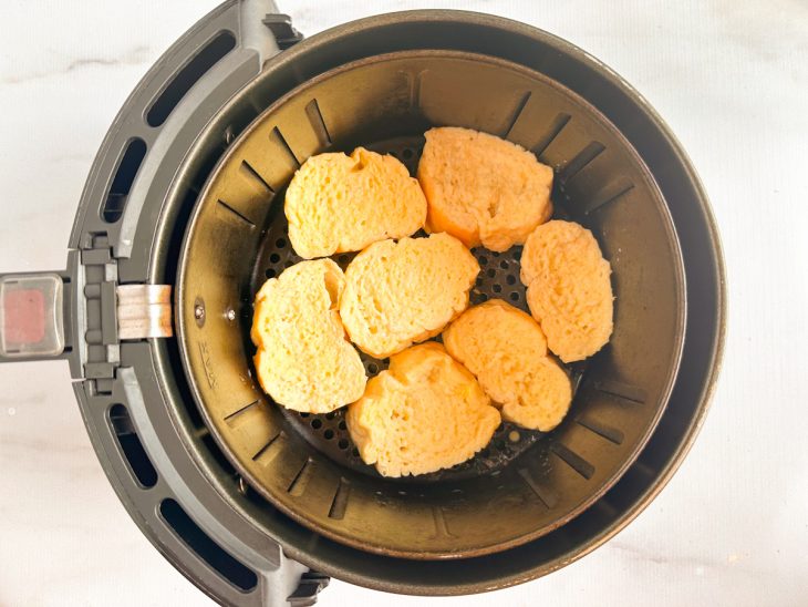 Rabanada na air fryer.