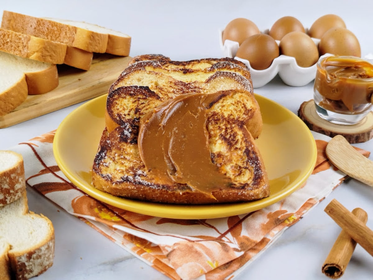 Rabanada no pão de forma