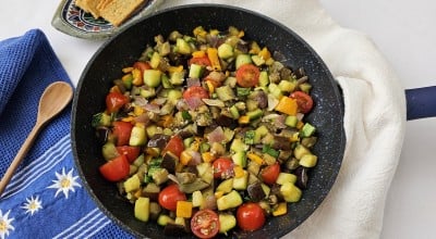 Ratatouille de frigideira rápido