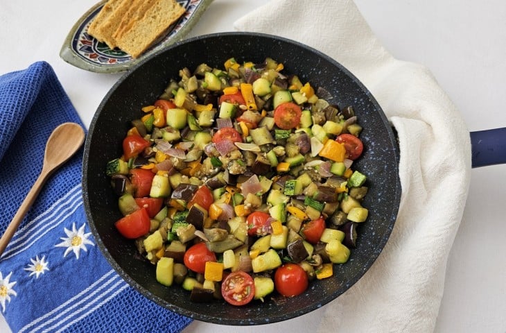 Ratatouille de frigideira rápido