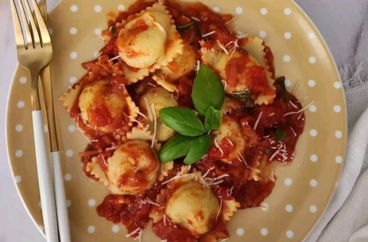 Ravioli de bacalhau