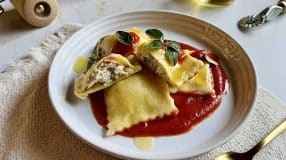 Ravioli fácil e rápido