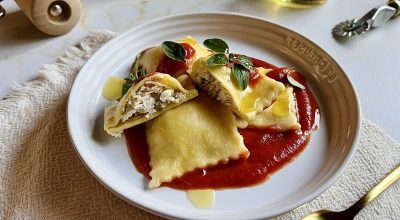 Ravioli fácil e rápido