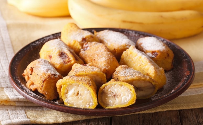 Receita de Chimichangas de banana - Receitas de Comidas