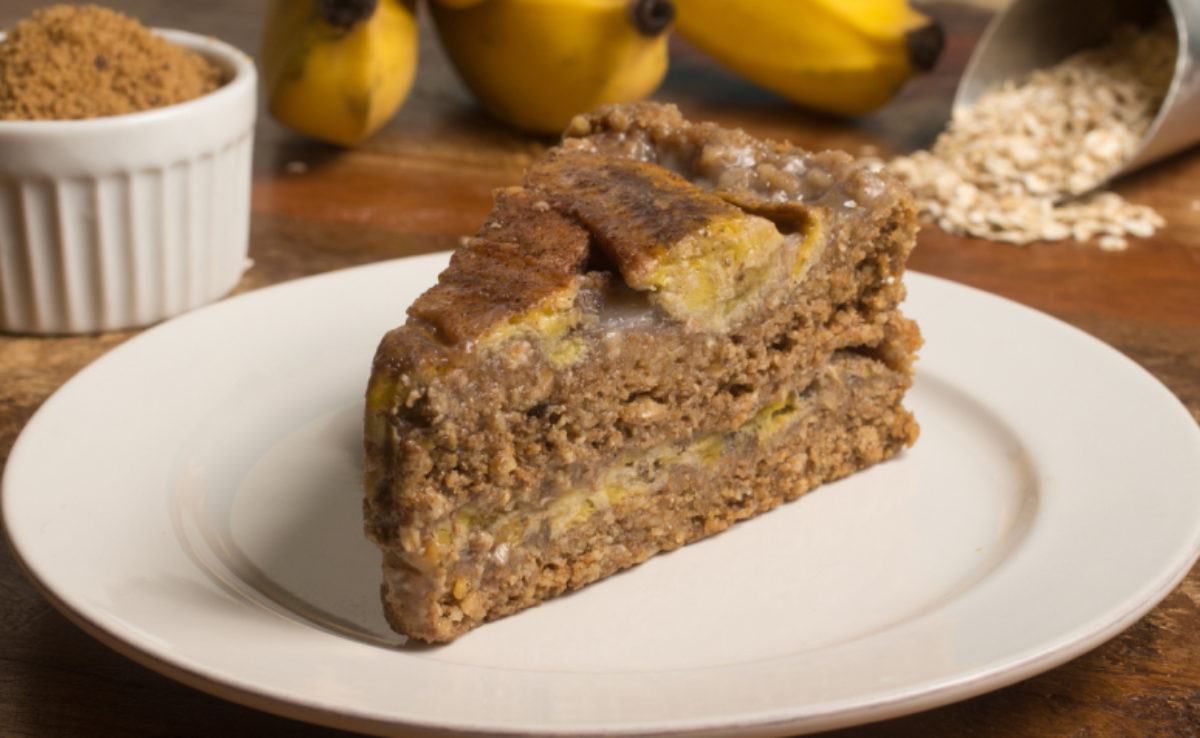 Receita De Bolo De Banana Low Carb Simples Banana Poster