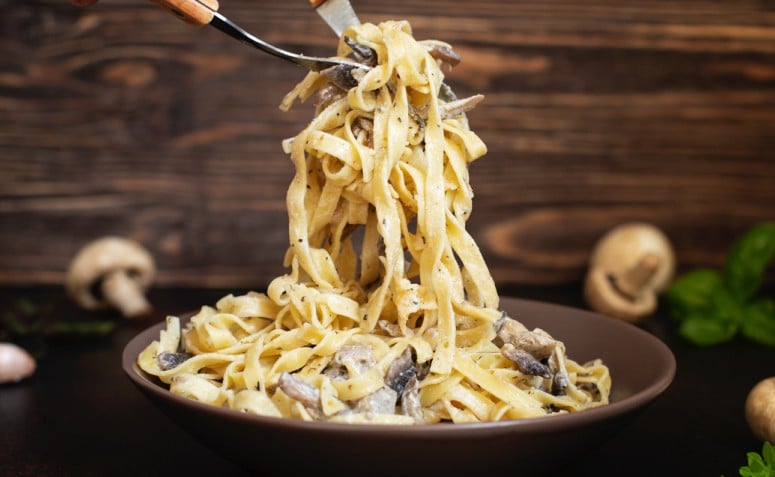 Cozinha da Katita: Macarrão com Funghi, Shitake e Shimeji