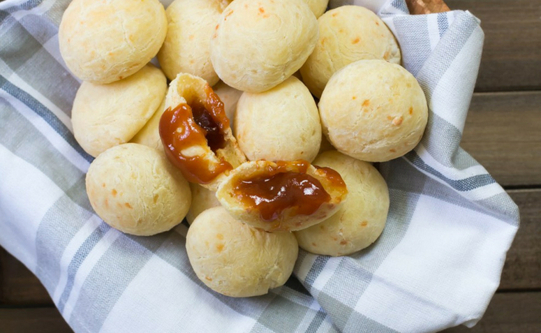 Pão De Queijo Na Forma Com Requeijão