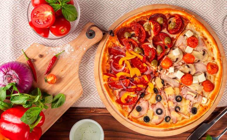 Você está pronto para uma explosão de sabores? Massa de pizza Siciliana! -  Receitas de Pizza