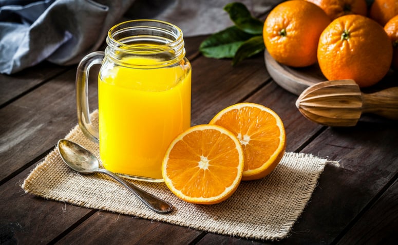 De suco laranja receita verde com