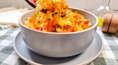 Refogado de acelga e cenoura