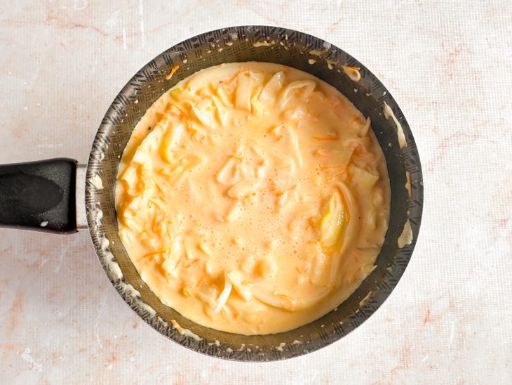 Amido adicionado a panela.