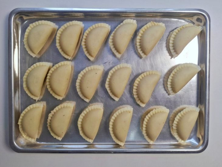 Forma com risoles.