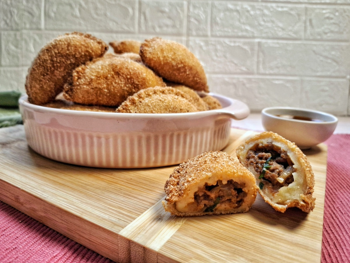 Risoles de carne moída fácil