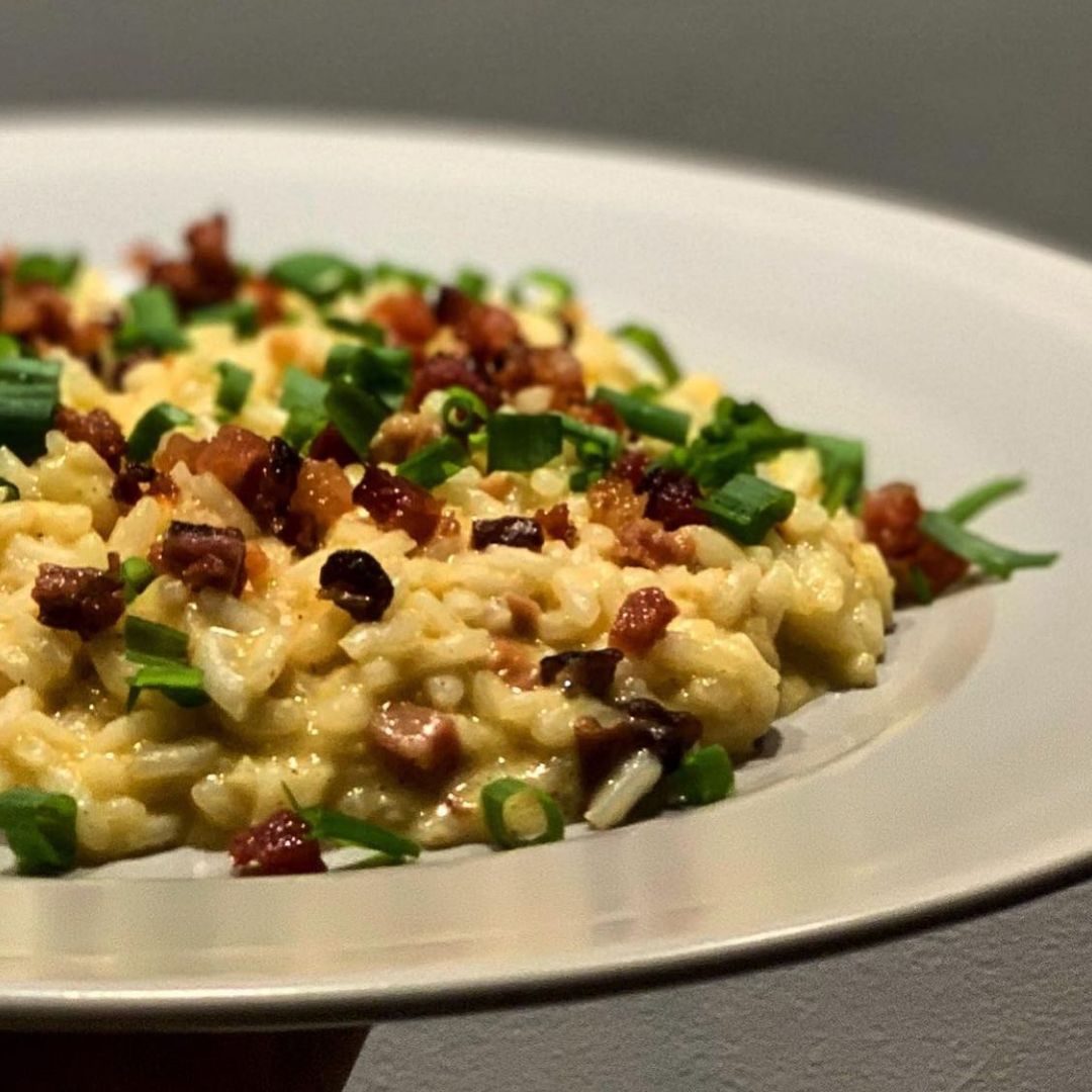 Risoto à carbonara