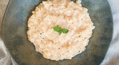 Risoto cacio e pepe