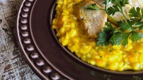 Risoto cremoso de abóbora