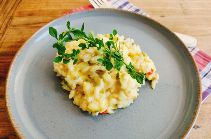 Risoto de abobrinha fácil
