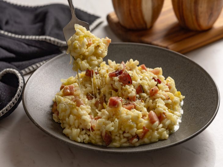 Risoto pronto para consumo.