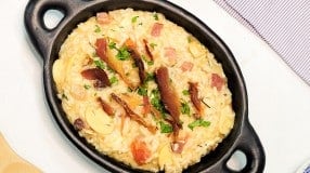 Risoto de bacon