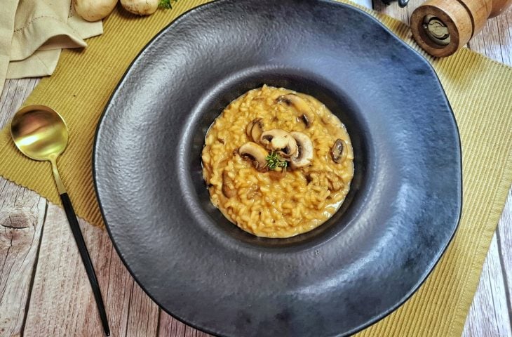 Risoto de cogumelos Paris