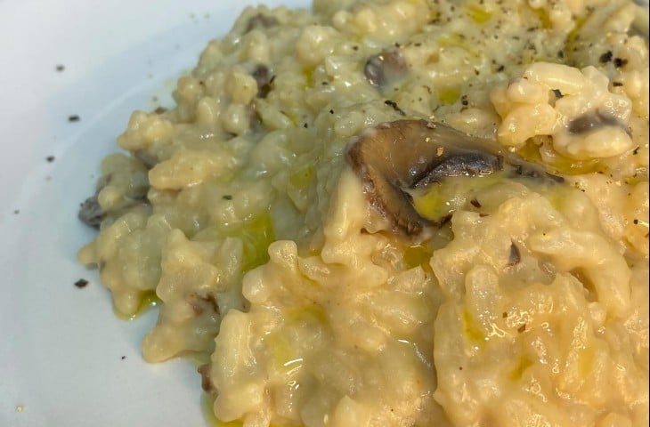 Risoto de cogumelos