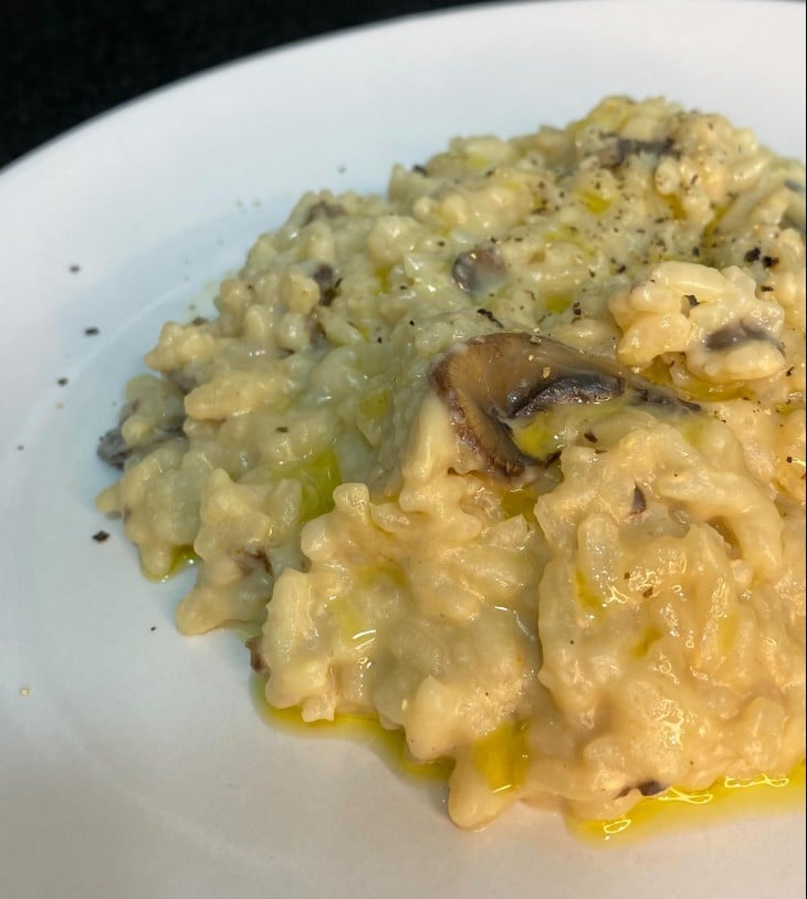 Risoto de cogumelos