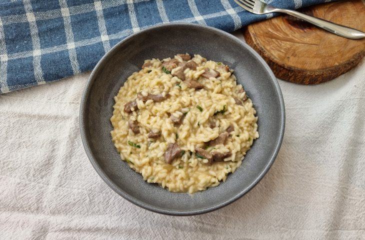 Risoto de filé mignon