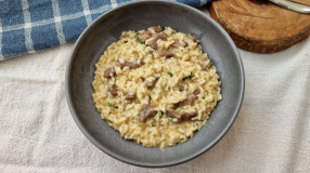 Risoto de filé-mignon