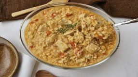 Risoto de frango