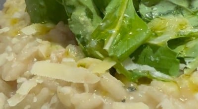 Risoto de gorgonzola na pressão