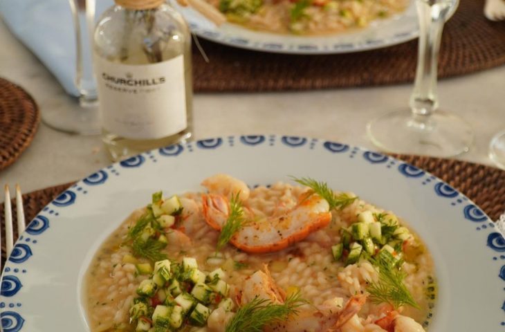 Risoto de lagostim