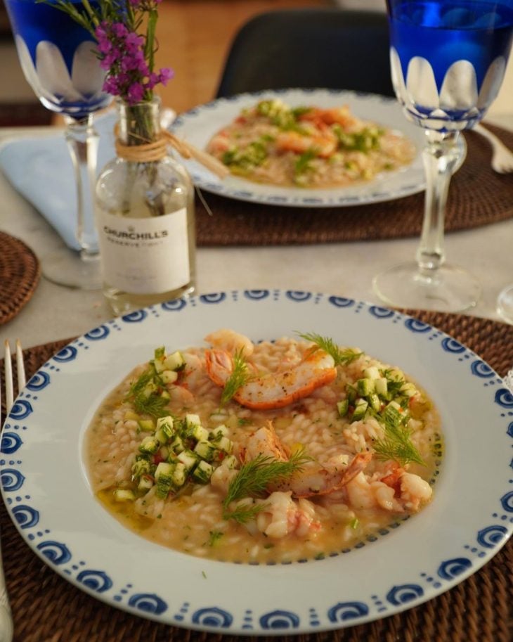 Risoto de lagostim