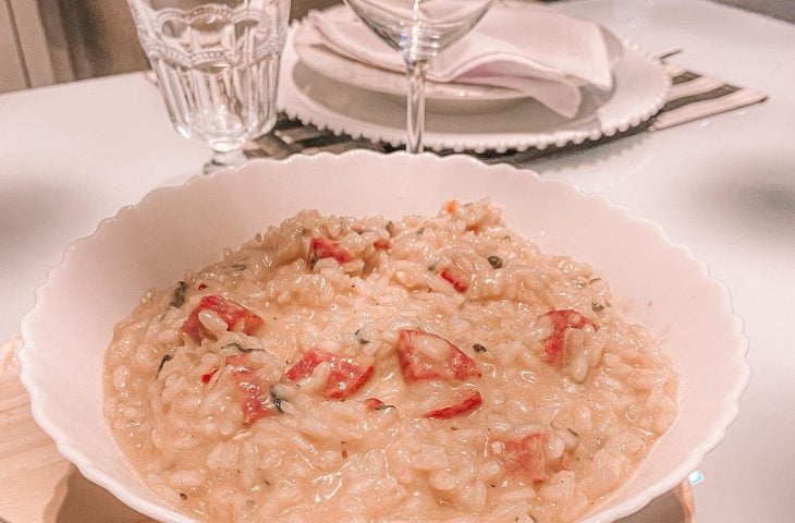 Risoto de linguiça Blumenau