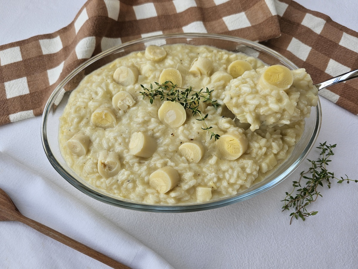 Risoto de palmito