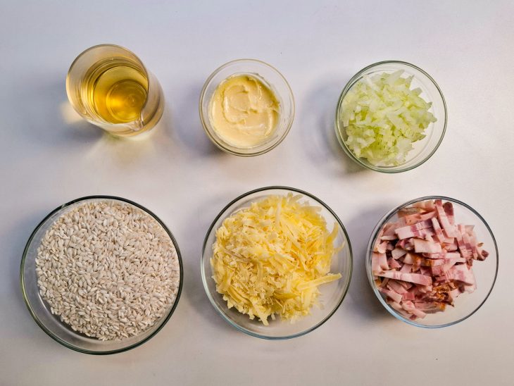Ingredientes da receita.