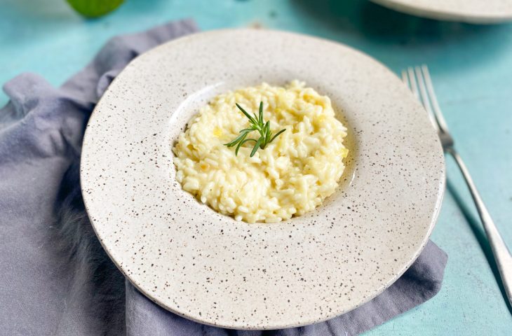 Risoto de queijo simples