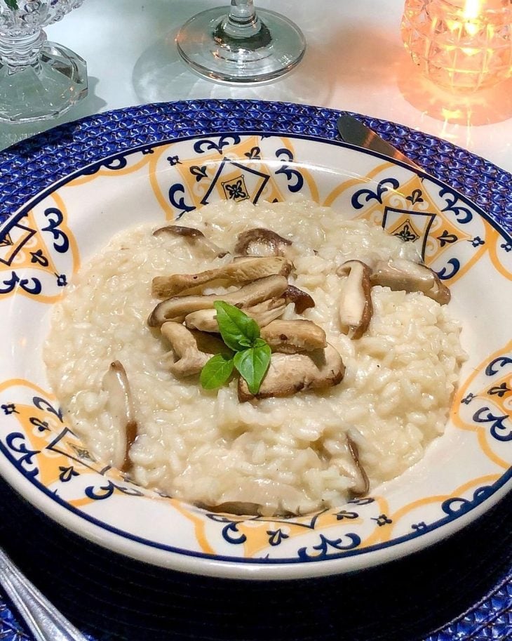 Risoto de shitake