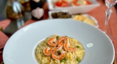 Risoto na panela de pressão