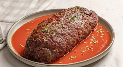 Rocambole de carne moída fácil
