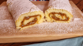 Rocambole de doce de leite
