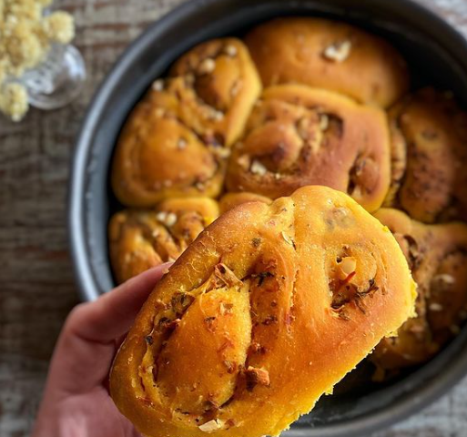 Rosca salgada de cenoura