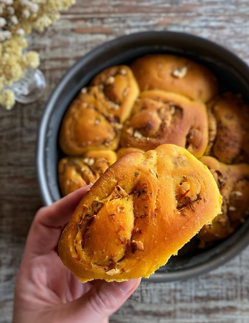 Rosca salgada de cenoura