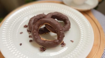 Rosquinha de chocolate fit