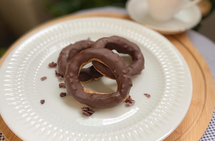 Rosquinha de chocolate fit