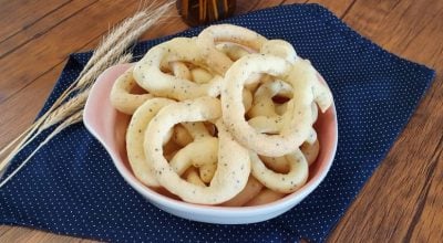 Rosquinhas de polvilho com chia